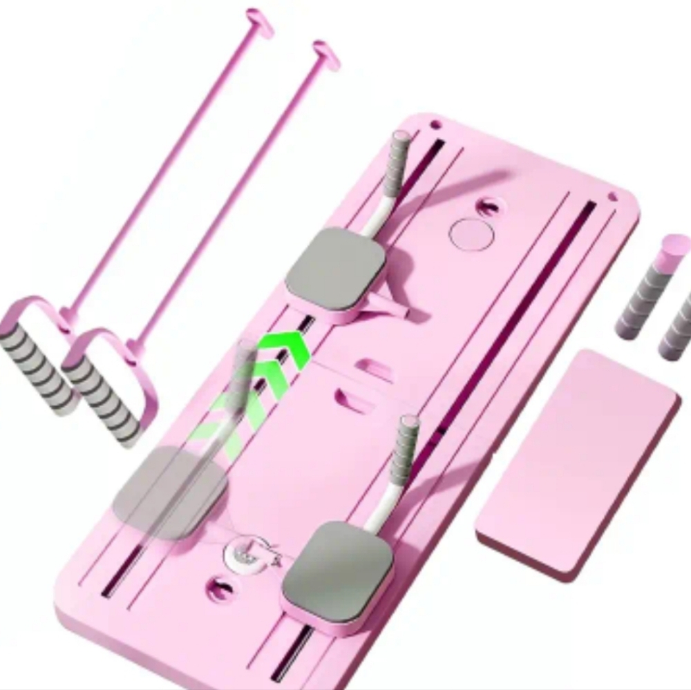 BNIB PINK Pilates Reformer Portable